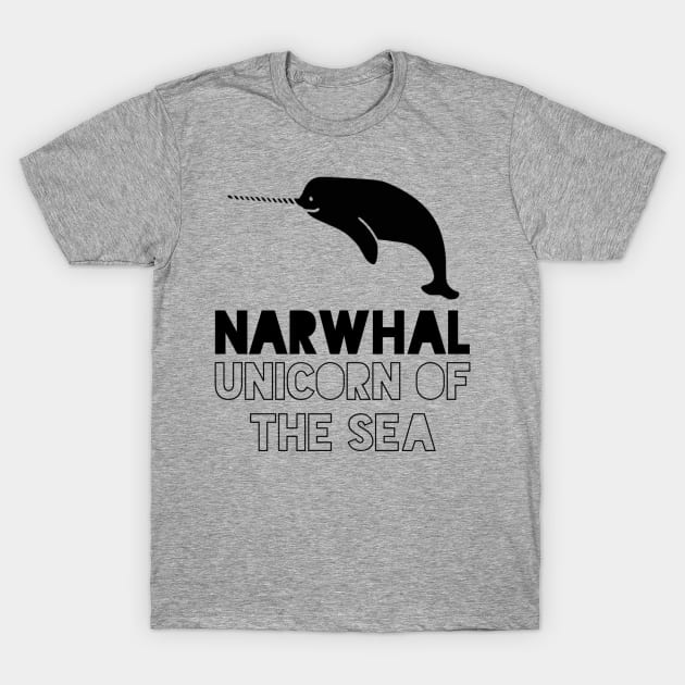 Unicorn of the Sea T-Shirt by FolkBloke